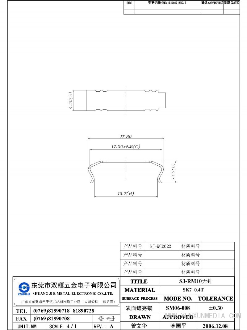 SJ-RM10無針-Model