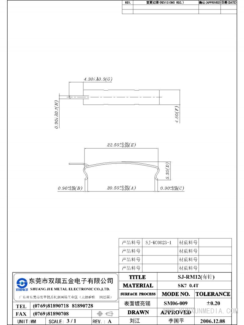 SJ-RM12(有針)-Model
