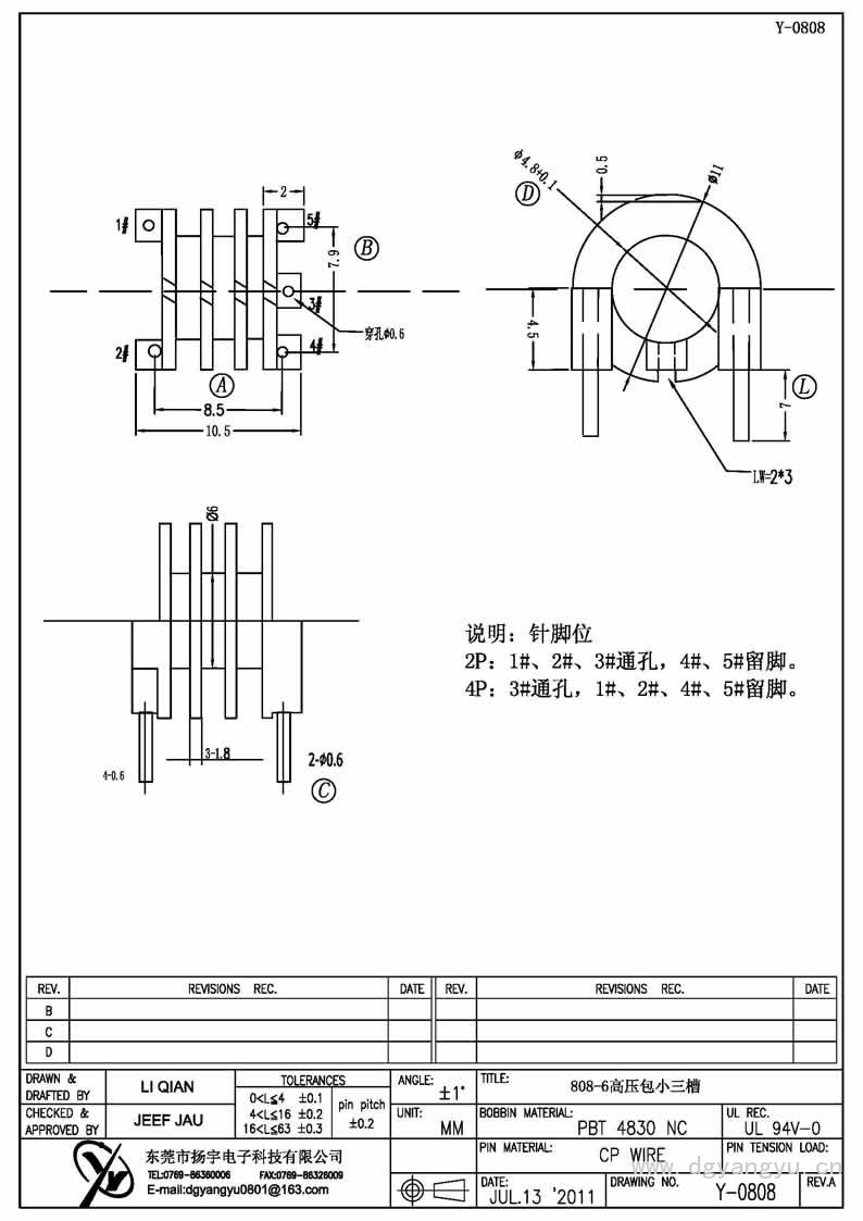 Y-0808高壓包小三槽 Model (1)