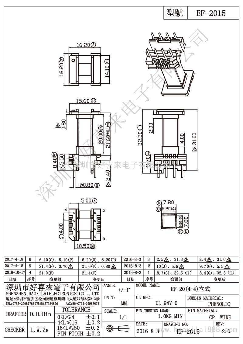EF-2015 EF-20(4+4)臥式