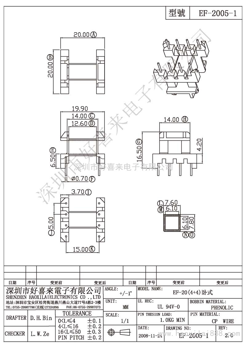 EF-2005-1 EF-20(4+4)臥式