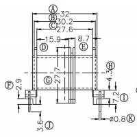 ER-44-1/ER-44-1臥式(8+8PIN)