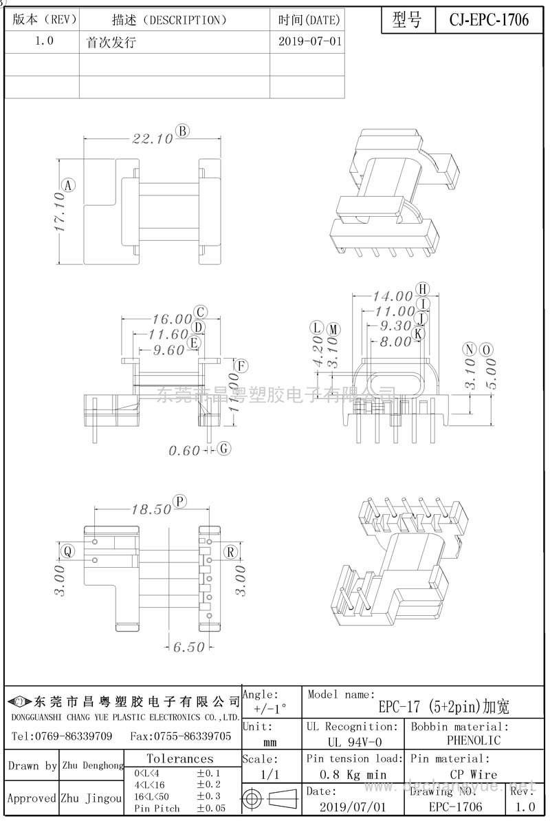 CJ-1706，EPC17臥式(5+2)加寬..-模型
