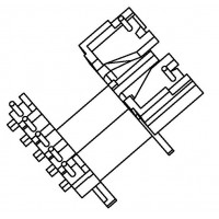 EE13-5/EE13臥式(5+2PIN)