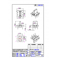 BASE-023 底座插針，3+3PIN