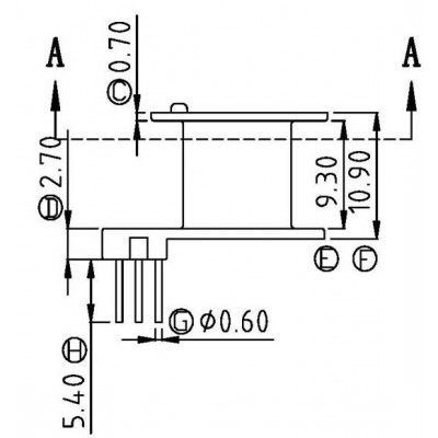 RM-0806/RM08立式(6+0PIN)