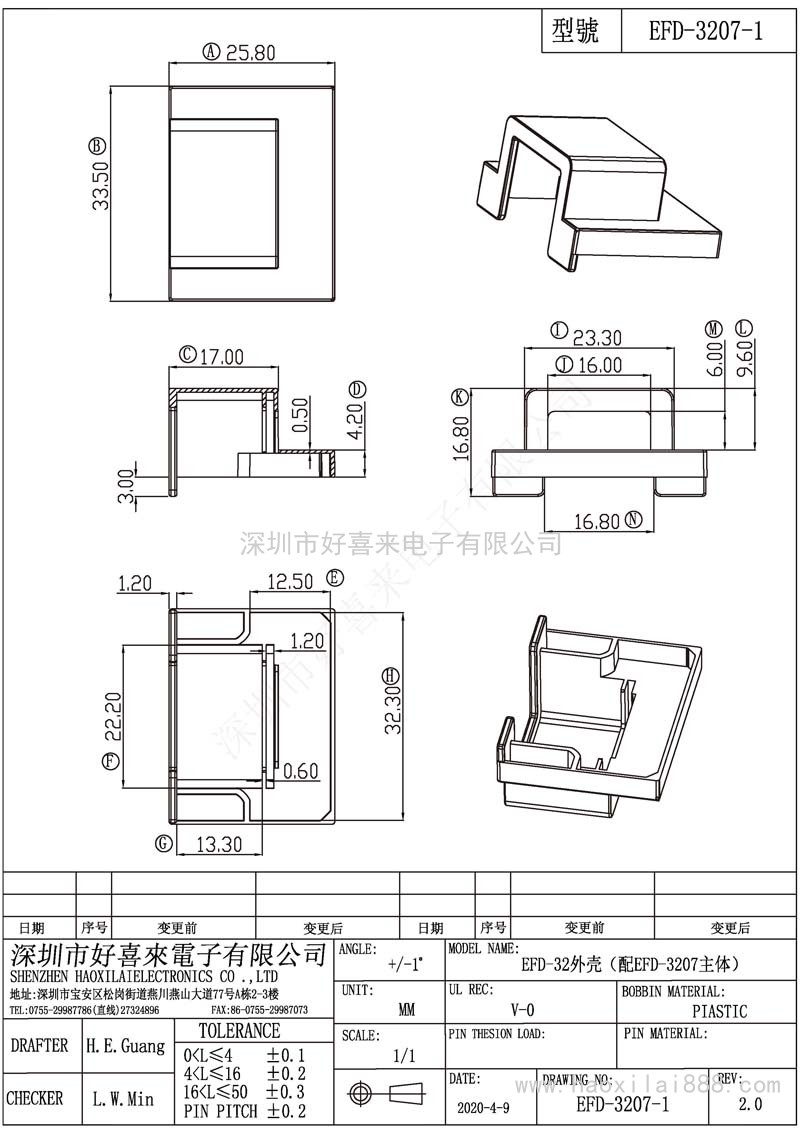 EFD3207-1/EFD32外殼