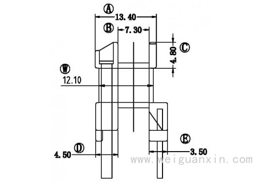 EE-1905/EE-19臥式(2+2PIN)