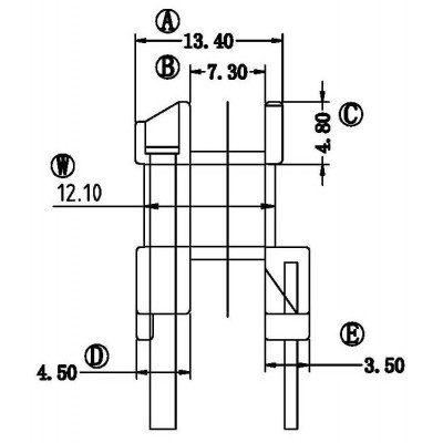 EE-1905/EE-19臥式(2+2PIN)