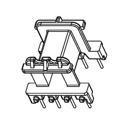 EF-2009/EF-20臥式(4+4PIN)內孔加高