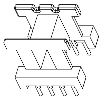 EE-1302-1/EE13臥式(4+4PIN)