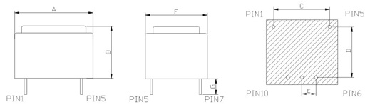 28×14電源變壓器