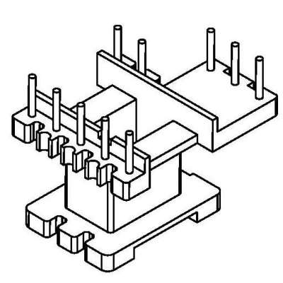 JS-1924/EE19立式(5+2+3PIN)帶缺口