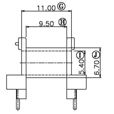 EE-1901-1/EE19臥式(5+5P)支點加高