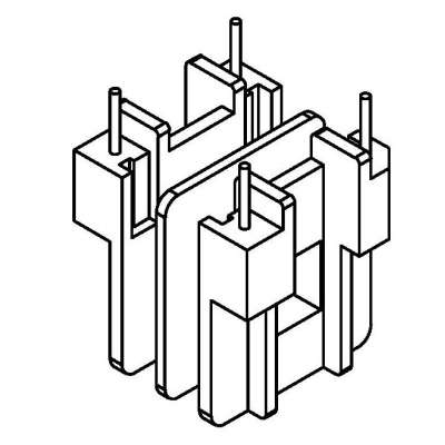 JS-2530/EE25臥式(2+2PIN)雙槽電木
