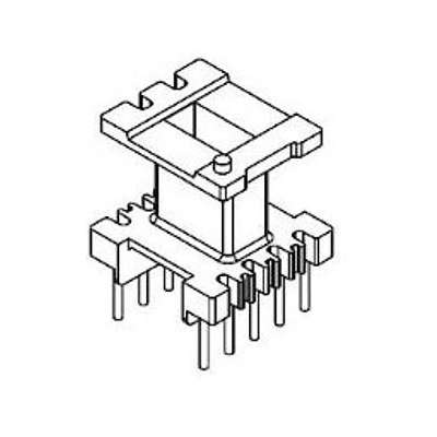 XWC-EE-13/EE-13立式(5+5PIN)帶擋板飛線槽
