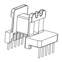 HXB-EE1655 EE16 EE1607加寬安規臥式5+5針