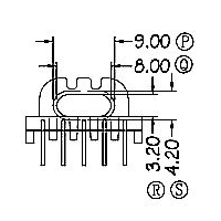 HXL-EPC17帶飛線直插臥式5+5針
