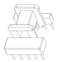 SL-1608-1/EE-16臥式(5+5)PIN