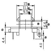 SL-1622-1/EE-16臥式(5+4)PIN