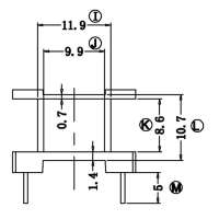 SL-1916/EE-19立式(4+4)PIN