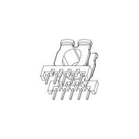 ATQ-1701 ATQ17臥式5+5排距8.6腳距3.2槽寬5.2