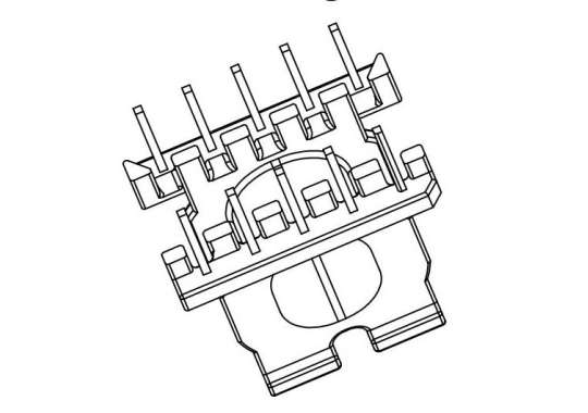 ATQ-1701-3 ATQ17臥式5+5PIN 排距8.6 腳距3.2 幅寬5.4