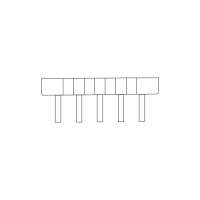BASE-003-1?BASE5+5排距10.2腳距2.55