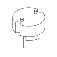 HX-010 磁環底座 1+1針 BASE