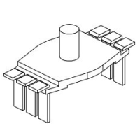 HX-068 磁環底座 無針 BASE