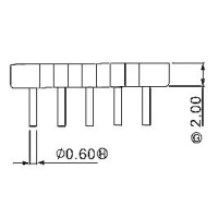 HXL-003-1 磁環 底座4+4針 BASE