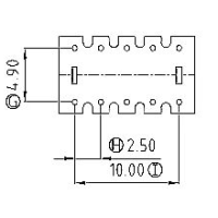 HXL-004 磁環 底座5+5針 BASE