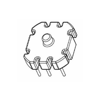 HXL-21 磁環 底座 3+3針 BASE