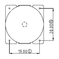 HXL-025 磁環 底座 2+2針 BASE