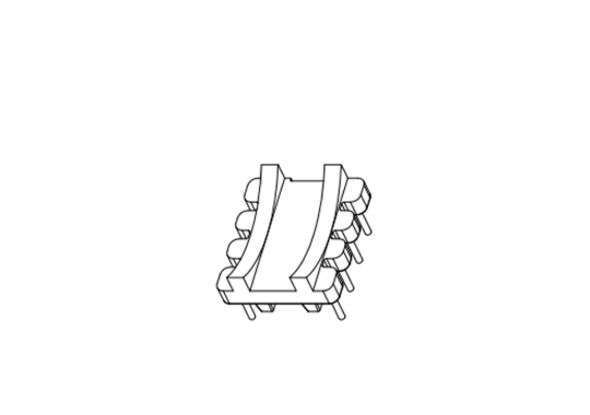 HXF-026 磁環底座 4+4針 BASE