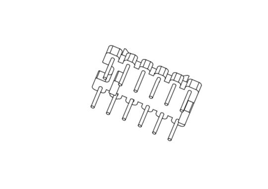 HXF-030 磁環底座 6+6針 BASE