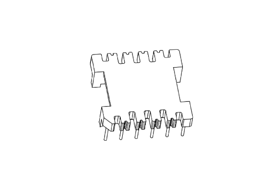 HXF-3303 磁環底座 6+6針 BASE