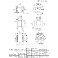 ATQ-2720  ATQ27臥式4+4PIN  排距15.5 腳距3.5 4.5 槽寬10.5 自家新模